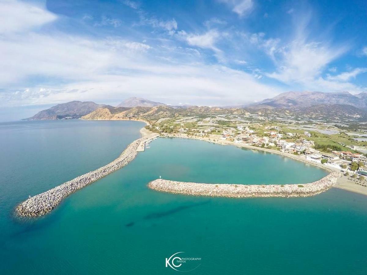 Coral Sea Apartment Kokkinos Pirgos Bagian luar foto
